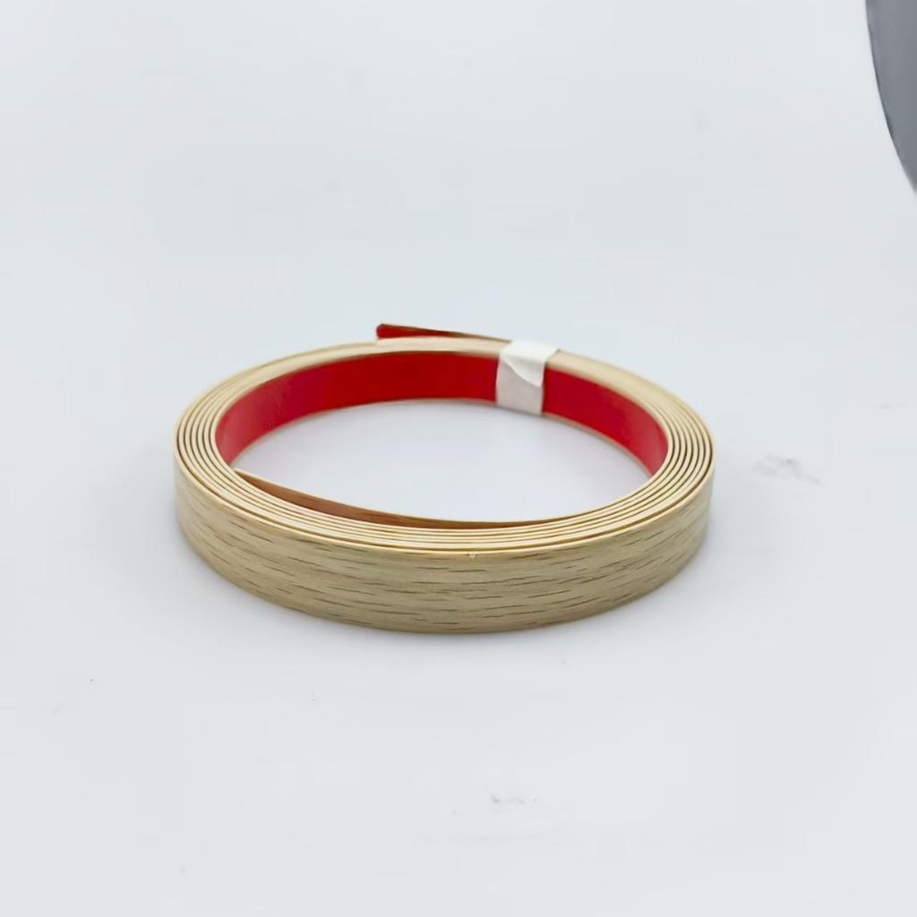1pc 10m/393.7in Edge Band Stickers Self-adhesive Decorative Strips Edge Banding for Furniture Table Cabinet Board Covering Wood