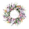 Artificial Flower Wreath Easter Valentines Day Decor Hotel Restaurant Door Hanging Decoration