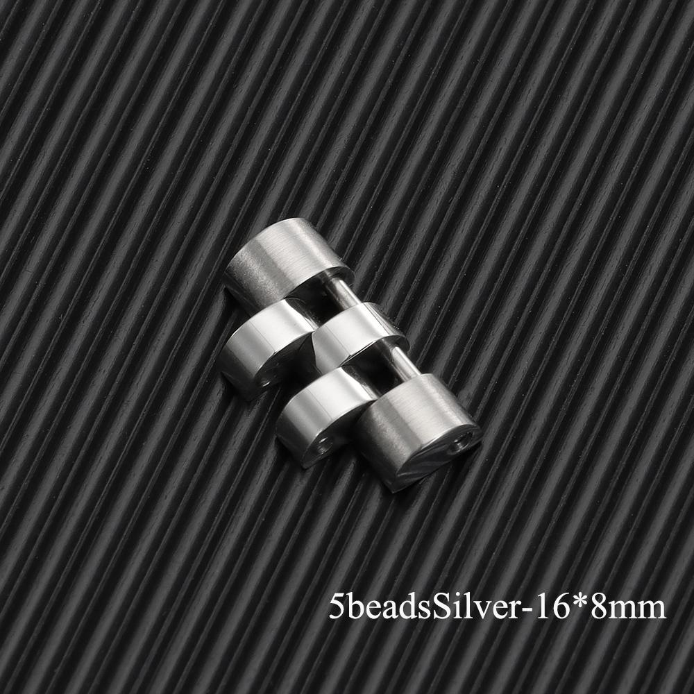16*8mm for Diving Watch Strap Extension Section 16*9mm for Water Ghost Stainless Steel Watch Accessories Strap Extension Section