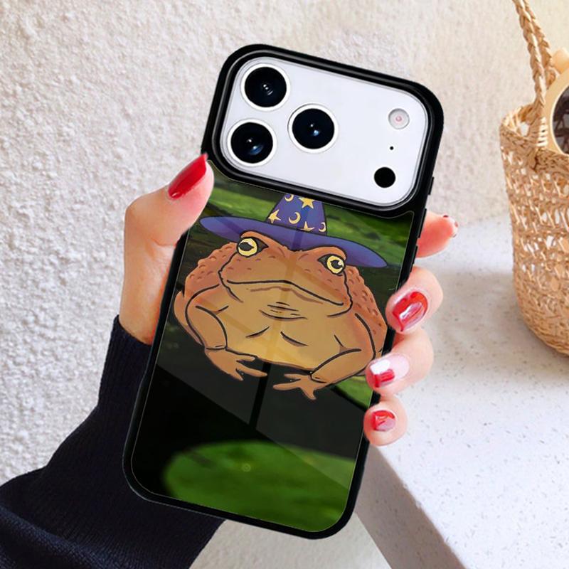 Witch Frog Phone Case For iPhone 17 Air 16 15 14 13 12 11 Pro Max Plus