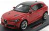 Alfa Romeo Stelvio Q4 Quadrifoglio SUV Металева модель автомобіля Масштаб STELVIO Q4 QUADRIFOGLIO V6 BITURBO 510 к.с. 2017 1/18 BBR-MODELS ALFA-RED