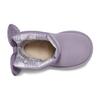 UGG Classic Novelty Suede Bow Mid Calf Snow Boots Kids boots Lavender 1130756K-JGL