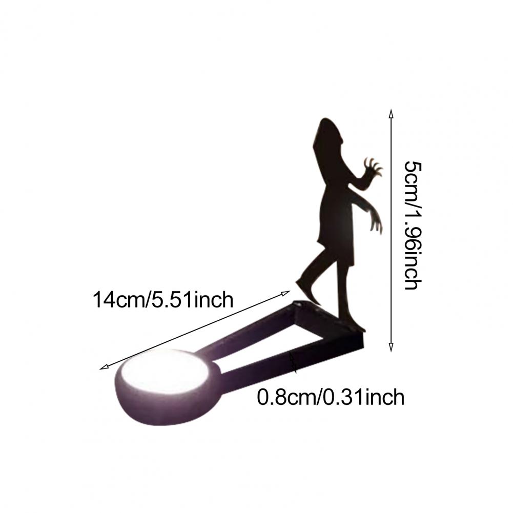 Halloween Candle Holder Horror Metal Tealight Holder Shadow Caster Candlestick Table Statue Halloween Decoration