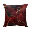 1pcs Wine Red Marble Pillowcase Square Bedroom Cushion Covers Zipper Living Soft Home Comfortable Decor 45x45cm