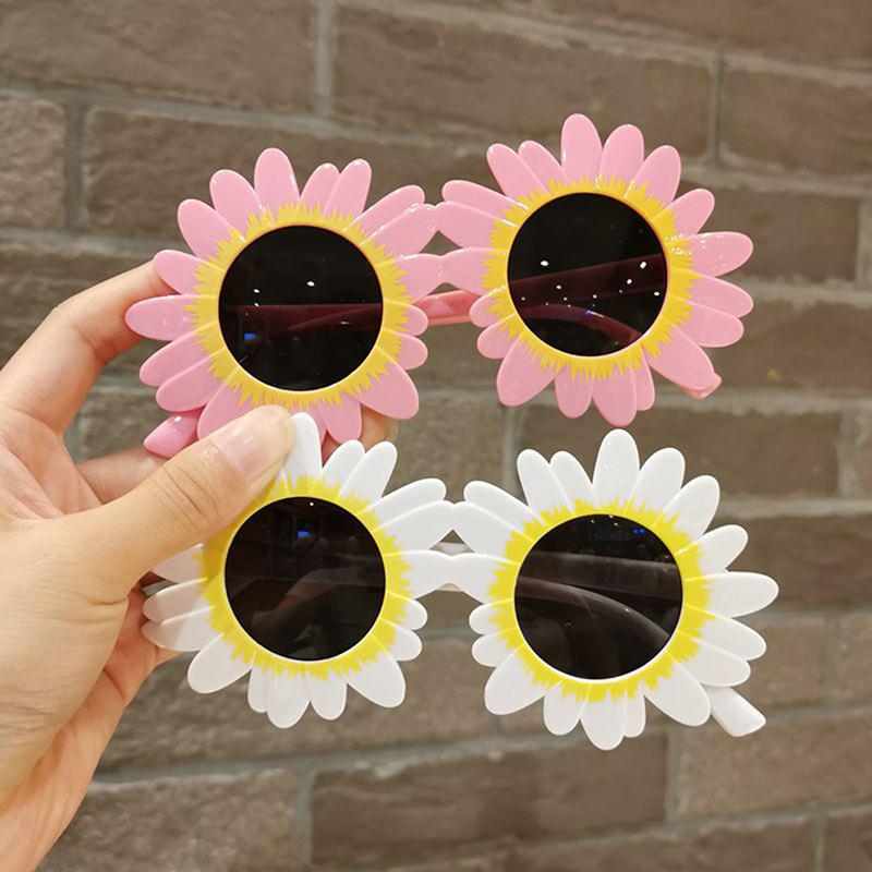 Women Party Sunglasses Cute Sun Flower Daisy Sun Glasses Funny Party Dramatic Cosplay Eyewear Women Uv400 Eyeglasses