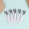 Folding Spring Loaded Scissors Portable Mini Sharp Cutter Spring Loaded Safety Cover For Home Student Sewing Craft Cutting