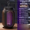 Cordless Shock Bug Zapper USB Charging Insect Fly Trap Effective Electric Mosquito Lamp  Garden