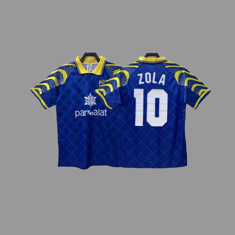 Parma Retro Trikot Fußballtrikot Klassisch Nostalgisch Zola Cannavaro Buffon Gilardino Trikot