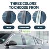 Glossy Black Carbon Fiber Window Door Deal B C Pillar Post Cover Sticker For Hyundai Accent Verna HC 2018-