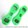 Green Bean Slicer Portable Manual Vegetable Slicer 10.5cm Long Non Toxic Plastic for Household Cooking