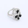 Black Zircon Jewelry Sets For Women Bracelet Necklace Pendant Earrings Ring Gift Box