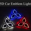 NOWE 5D Emblemat Przód Tył Samochodu Świecący Odznaka LED Światło dla ASX Mirage Ralliart Outlander Lancer Pajero Eclipse Galant