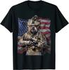 America Patriot USA Flag Bull Dog As Army Commando TShirt Summer Cotton ONeck Short Sleeve Mens T Shirt New S3XL
