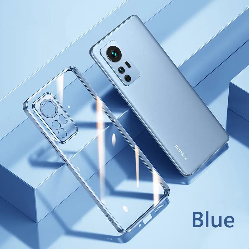 Case For Xiaomi 12 5G Luxury Plating Soft Clear Back Cover For Xiaomi 12 Pro 14 13 Pro 12T Pro 12S Pro 12X Xiaomi12X Phone Case