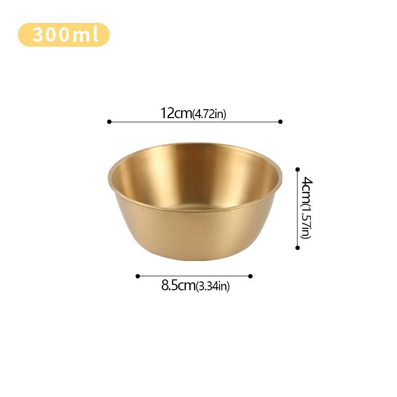 304 Nerezová miska na korejskou kuchyni pro domácnost s rukojetí Misky na rýžové víno Omáčka Kořenící pokrm Servírování jídla Kuchyňské nádobí