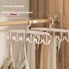12-Hook Rotating Hanger Closet Organizer Space-Saving for Ties Belts Underwear Portable Storage for Home And Dorm