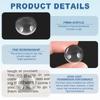 PATIKIL 15pcs 18mm Diameter Flat Convex Lenses 8mm Height PMMA