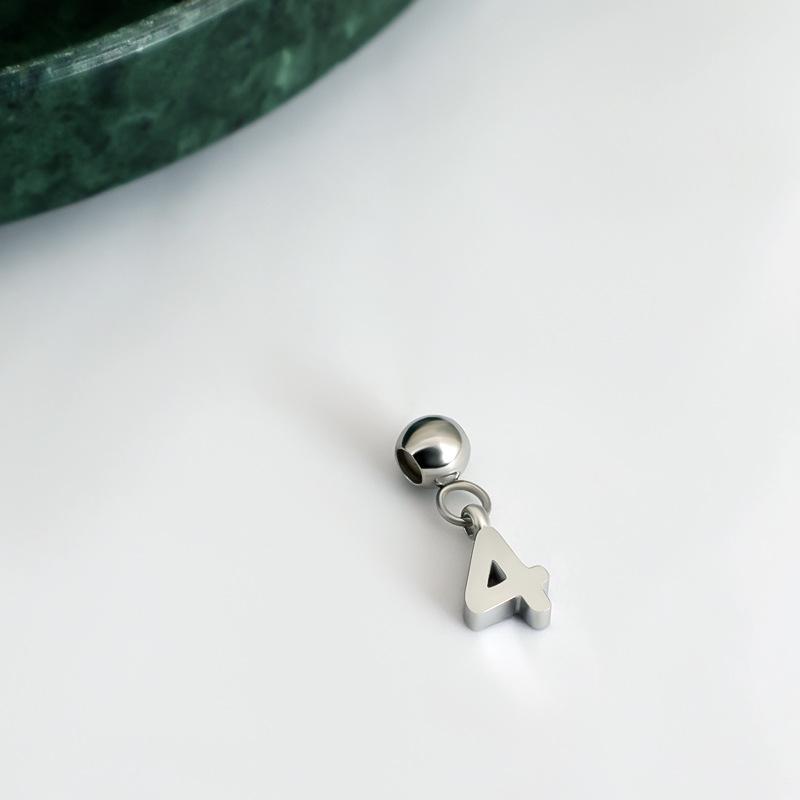 DIY Letter Necklace: 26 English Letter Pendant, Pull-Out Chain, Personalized Single Pendant Accessories