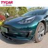 Tesla Model 3 FAST Style Front Lip Black Warrior Body Kit