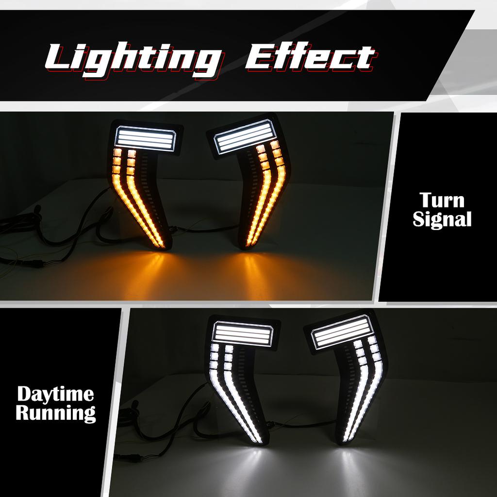 In Stock LED Side Marker Light Bumpers Reverse Edge Rear Led Side Marker Lamp Lights for Ford F150 2020 2023 2024 2025 2026