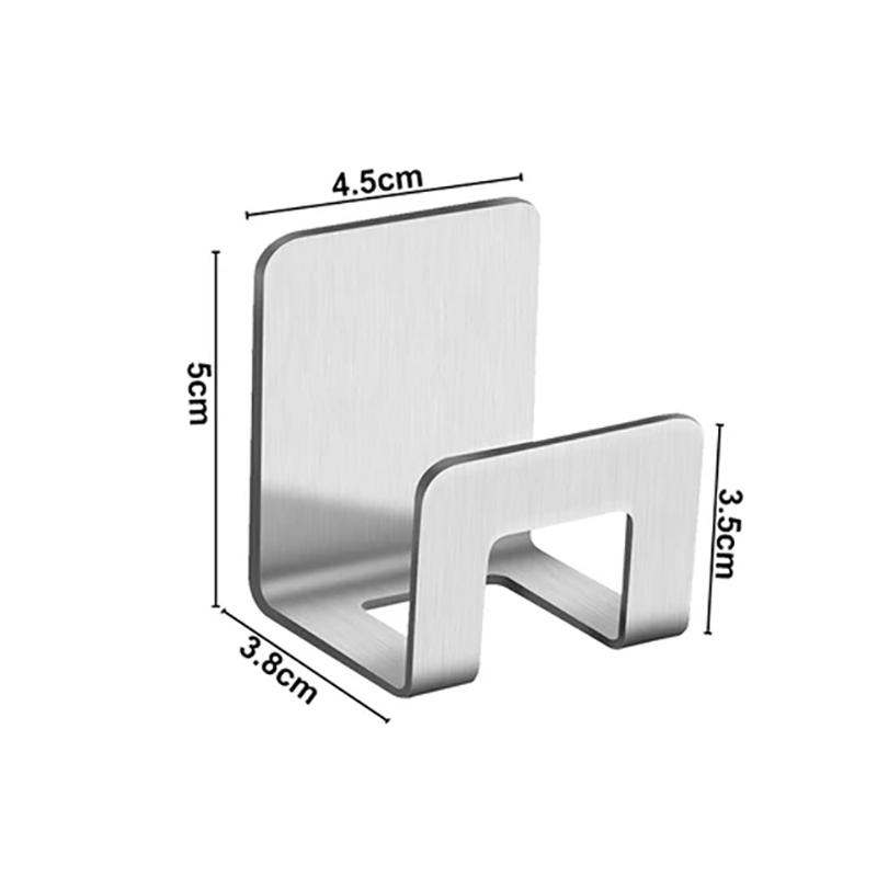 Stainless Steel Sink Tray Drainer Rack Kitchen Sink Sponge Holders Self Adhesive Hook Storage Holder Kitchen Wire Rag Organizer