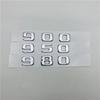 ABS For BRABUS 400 450 460 480 500 550 560 580 600 650 700 800 850 880 900 Chrome Letters Number Trunk Emblem Logo