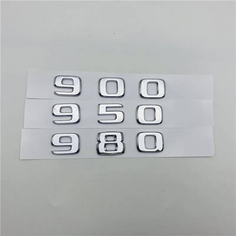 

ABS For Mercedes-Benz BRABUS 400 450 460 480 500 550 560 580 600 650 700 800 850 880 900 Chrome Letters Number Trunk Emblem Logo 400