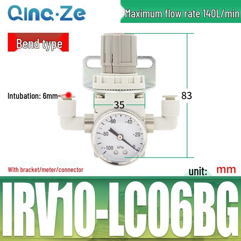 IRV Vacuum C06: Negative Pressure C08 Valve, LC10 Regulating Valve, 20 Limit Valve, BG Pressure Stabilizer
