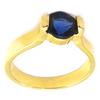 Gold Plated Ring with Sapphire Oxide