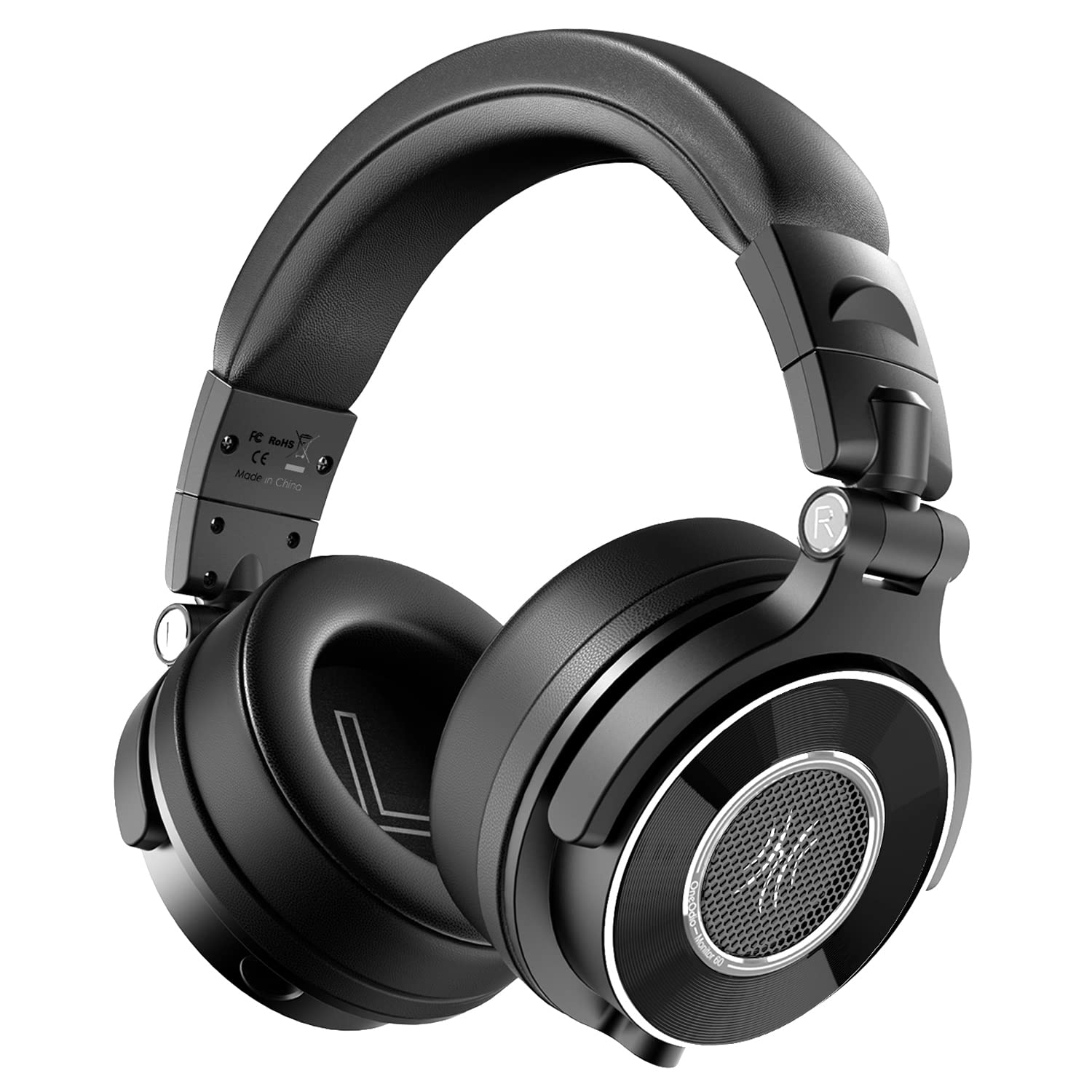 

OneOdio Monitor60 Closed-Back Wired Monitor Headphones with Microphone, High-Resolution Audio Support, 50mm Drivers, Over-Ear Headphones, 3