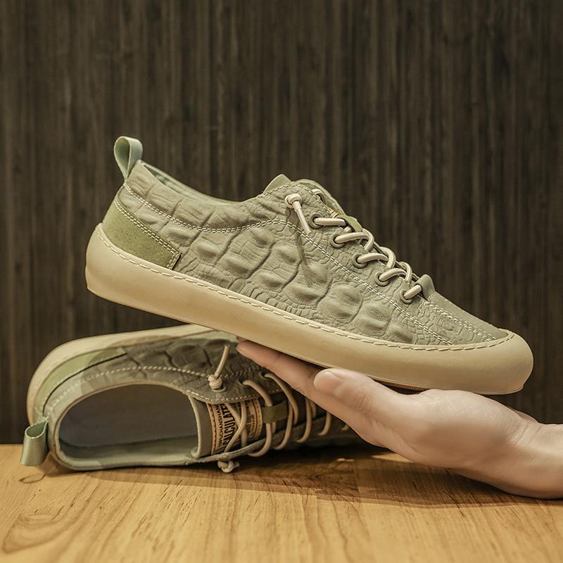 

Fashion PARZIVAL Breathable Canvas Shoes Ice Silk Man Casual Slip-On Shoes Men s Sneakers Male Loafers Tennis Soft Lightweight Flats 42 хакі