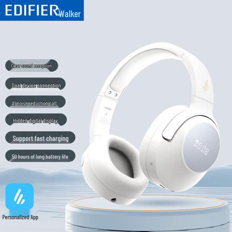 Edifier K710W Over-Ear Bluetooth FM Headphones