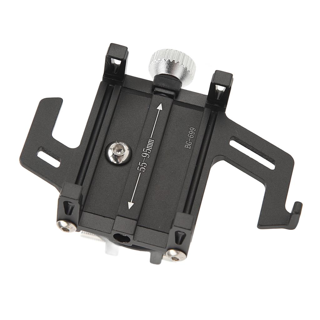 Uchwyt na telefon motocyklowy ze stopu aluminium, wodoodporny, odporny na wstrząsy, uchwyt na telefon rowerowy na smartfon