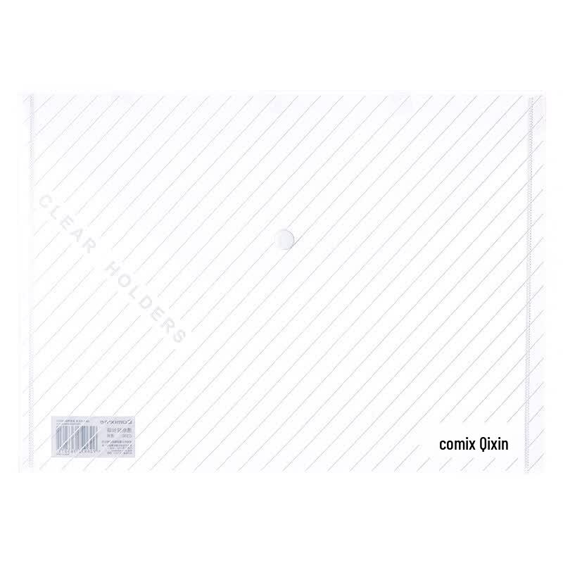 Comix C330 A4 Snap Button Document File Bag