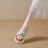 ins wind platform sandals new summer wear versatile height increase one word drag women's beach non-slip cross cool slippers