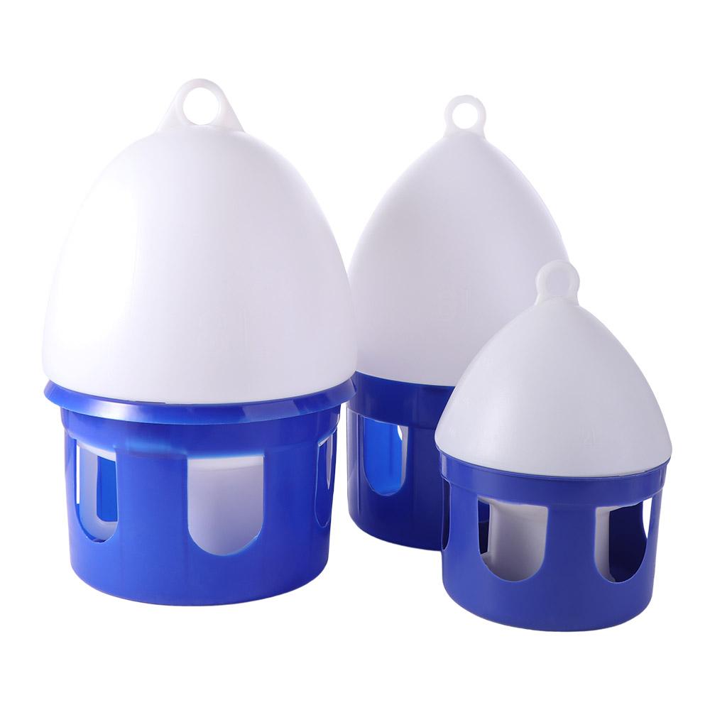 Cage Accessories Automatic Bird Water Dispenser 2/6/8L Handle Pigeon Waterer Hanging Plastic Pigeon Feeder Duck