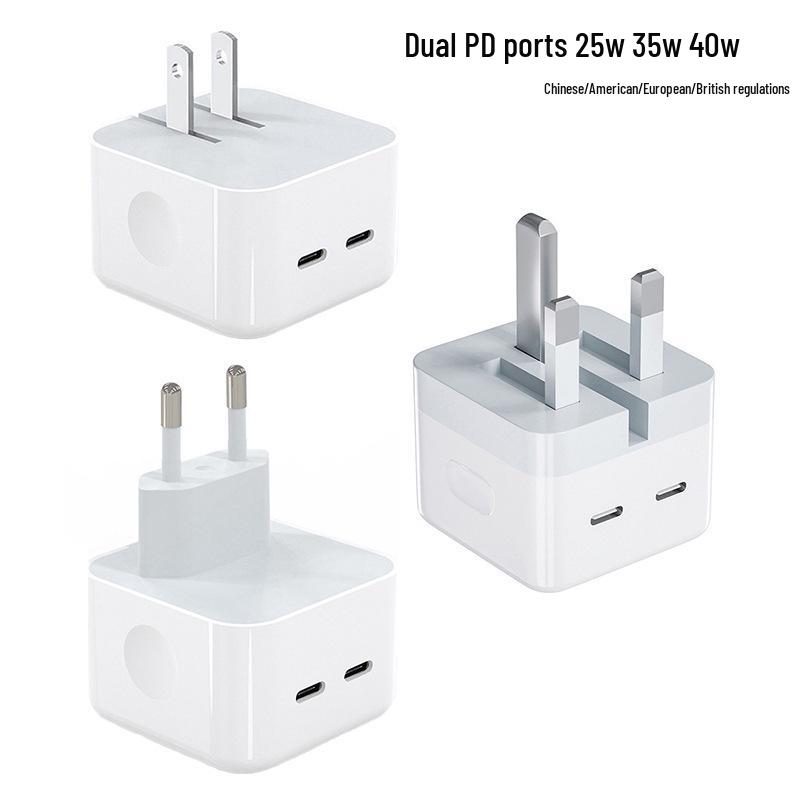 20W Fast Charger Set for Apple - Compatible with UK, US, EU Plugs