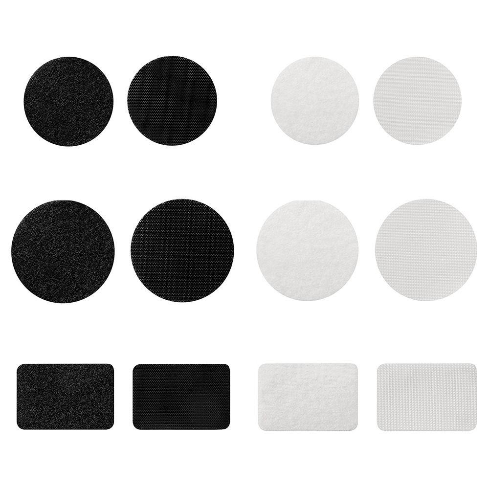 Double Sided Adhesive Hook and Loop Tape Square/Round Self-Adhesive Carpet Pad Sofa Mat