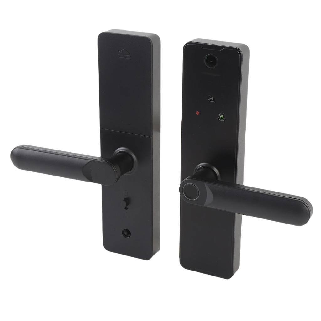 Smart Door Lock with HD Camera 6 In 1 Password IC Card Key APP Unlock Keypad Fingerprint Door Lock