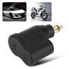 Motorcycle Dual USB Charger Adapter Cigar Lighter Socket For BMW Din Hella Plug