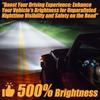 Ultra Brightness 7 Inch LED Headlight Round H6024 Halo Headlight 6500K Cool White Compatible with Motorcycle Jeep Wrangler JK TJ CJ Defender Mustang