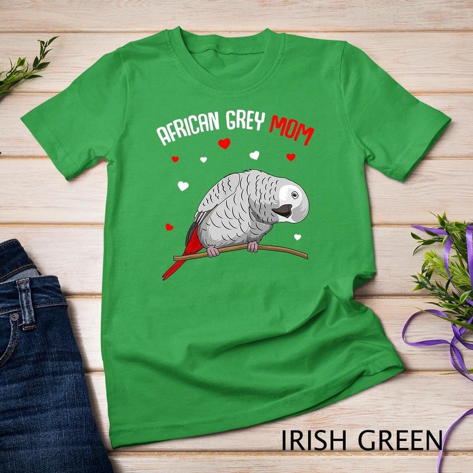 African Grey Parrot Mom Love funny Women T-Shirt Unisex T-shirt 3 3XL