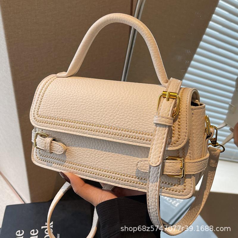 Fashion Small Square Bag Handbag Women's 2025 New High-end Texture Shoulder Bag Fashion Simple Messenger Bag