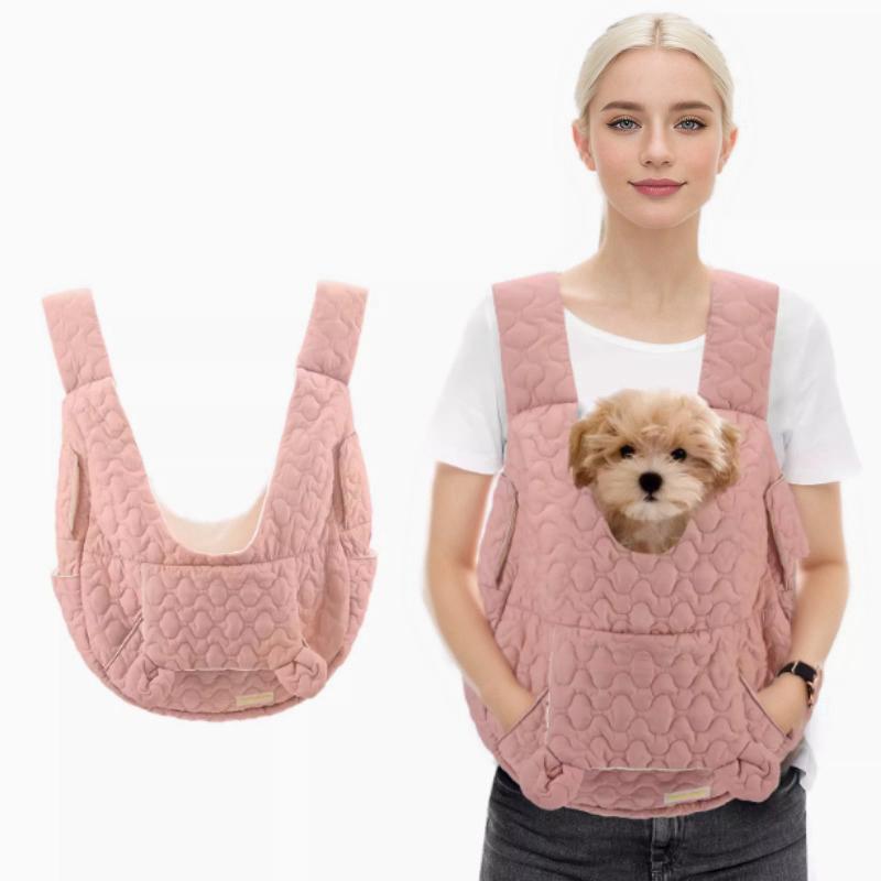 Haustiertragetasche Extra Große Kapazität Brustrucksack Hund und Katze Outdoor-Tasche Wasserdicht und Windabweisend Tragbare Haustiertasche