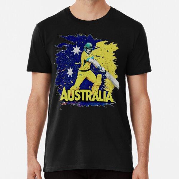 

Australian cricket player Premium T-Shirt S to 5XL Made in the AU/USA T-Shirt 4XL