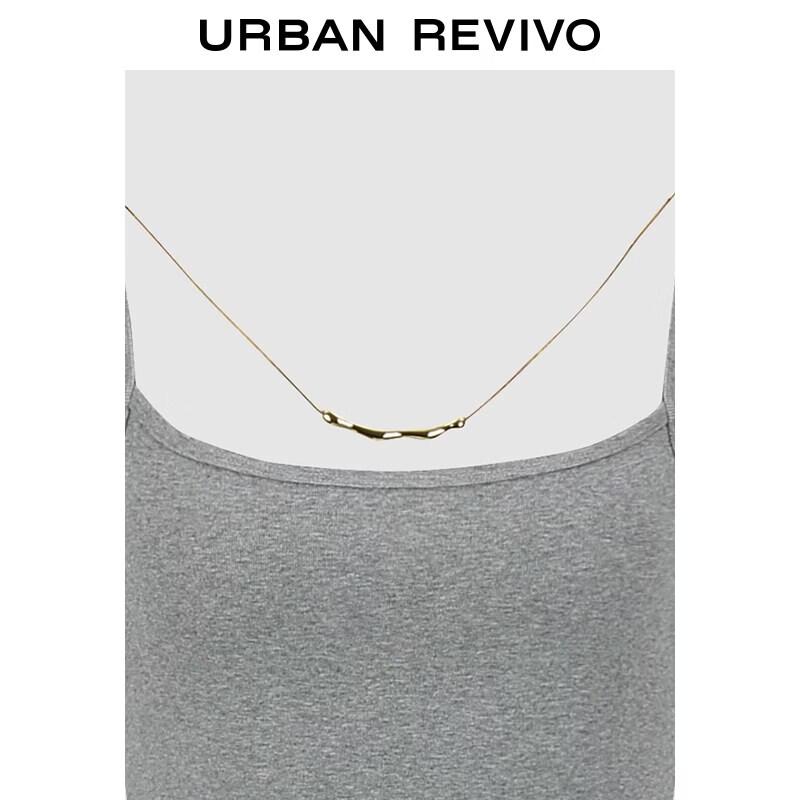 UR2026 Women's Slim-Fit Chain Design Dress