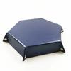 1PC Foldable PU Leather Dice Tray Desktop Coin Key Debris Hexagon Storage Tray