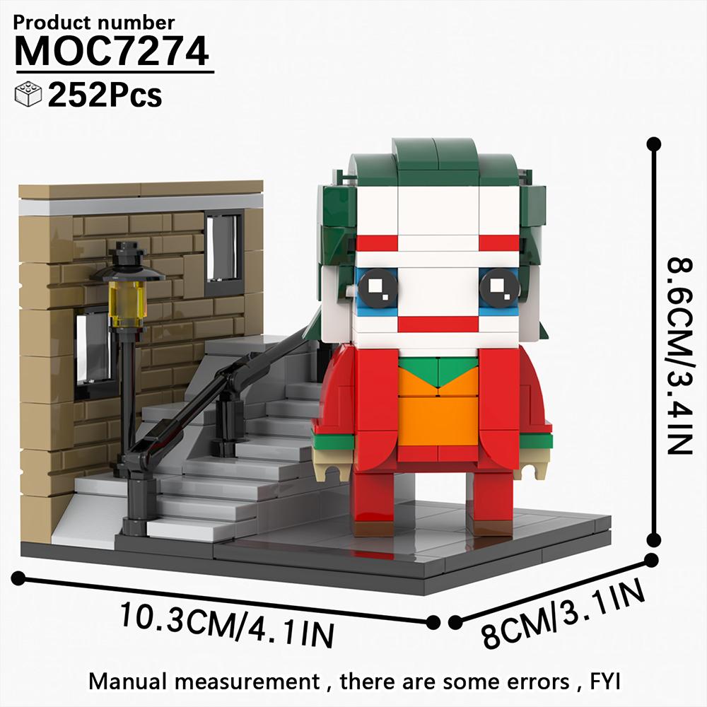 MOOXI Filmreihe MOC Steine Set Figur BrickHeadzed Modell DIY Bausteine Montessori Kinder Bildungsspielzeug Für Kinder Geschenk