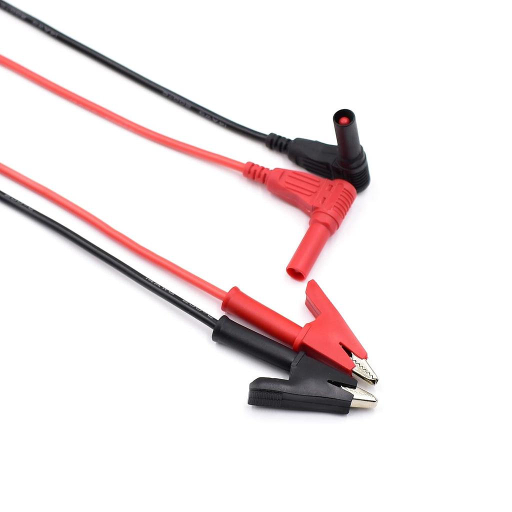 Alligator Clips To Banana Plug Test Cable Lead Connector Dual Probe Crocodile Clip Electrical Test Lead for Multimeter Testing