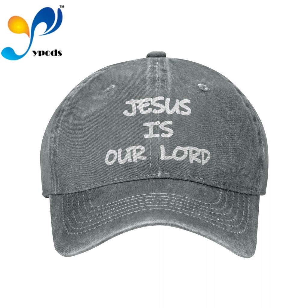 Jesus ist unser Herr, Unisex-Baseballkappe, Unisex-Damen-Snapback-Mütze, Papa-Mütze, Sommer-Sonnenkappe für Unisex- und Damen-Hüte